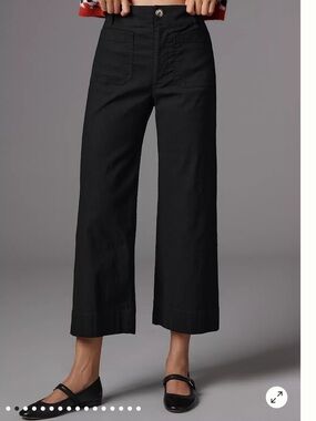 Maeve Black Cropped Women's Ankle Pants - Size 31